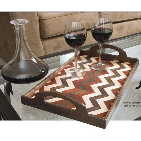 Herringbone Serving Tray – Downloadable Plan - Image 1
