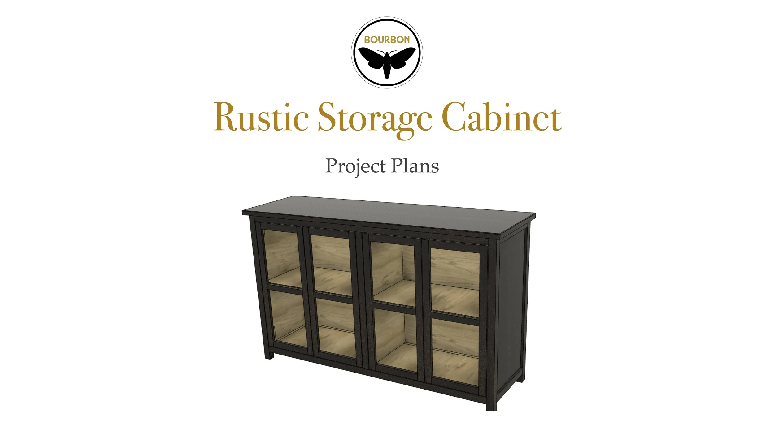 Rustic Storage Cabinet Plans - Image 1