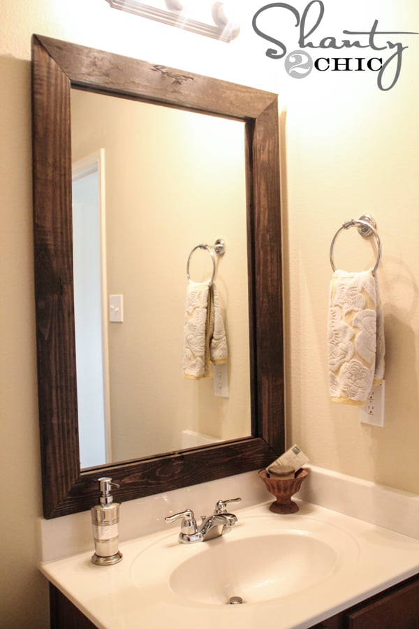Cheap and Easy Way to Update a Bathroom! woodworking plan