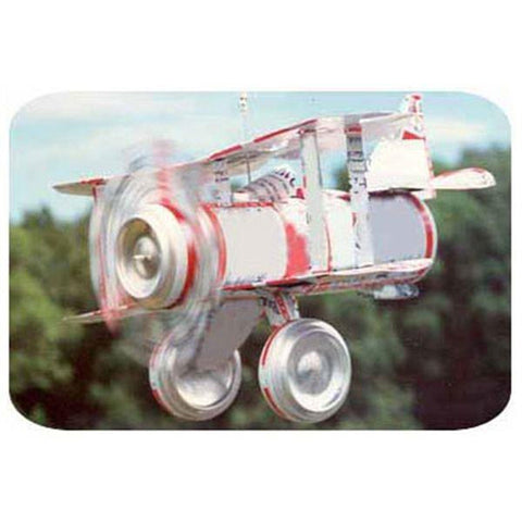 Woodworking Project Paper Plan to Build Tin Can Airplane - Image 1