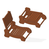 Portable folding beach chair plan woodworking plan