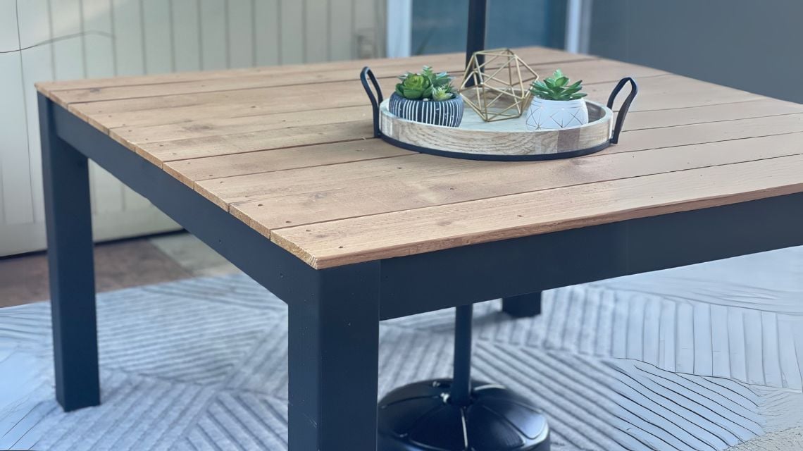 Square Outdoor Dining Table for 8 – Build It! woodworking plan