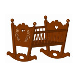 Rocking baby cradle plan - Image 1