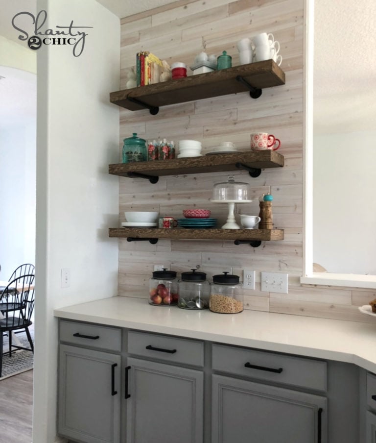 DIY Floating Shelves with Pipe - Image 1