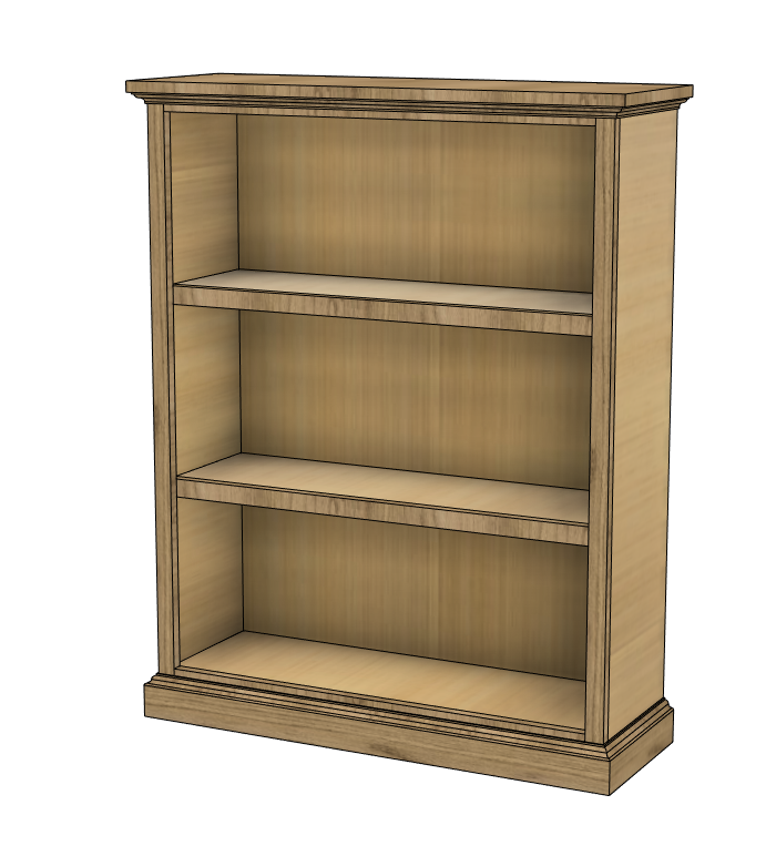 Fisher’s Bookcase woodworking plan