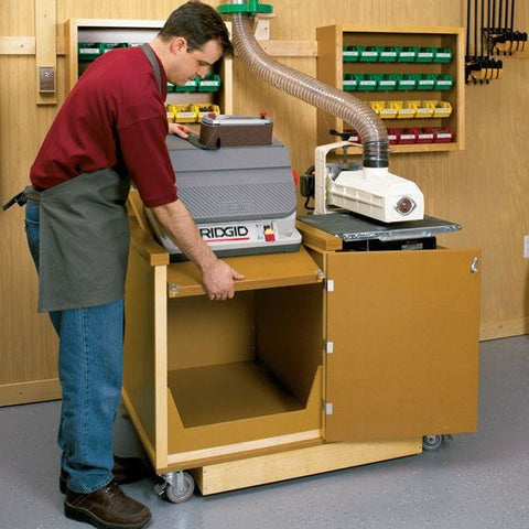 Woodworking Project Paper Plan to Build Dual-Purpose Sanding Center - Image 1