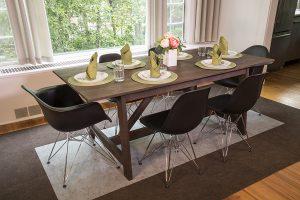 Farmhouse Table – Metric woodworking plan