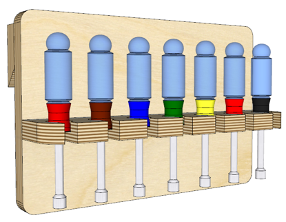 French Cleat Nutdriver Holder – Build Plans woodworking plan