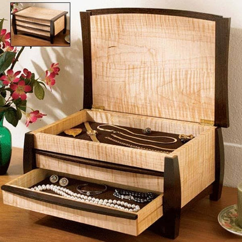 Woodworking Project Paper Plan to Build Gem of a Jewelry Box woodworking plan