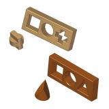 Multiple silhouette puzzle plans woodworking plan