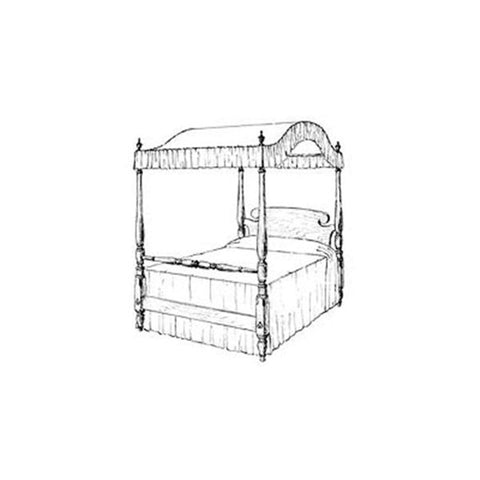 Woodworking Project Paper Plan to Build Canopy Bed - Image 1