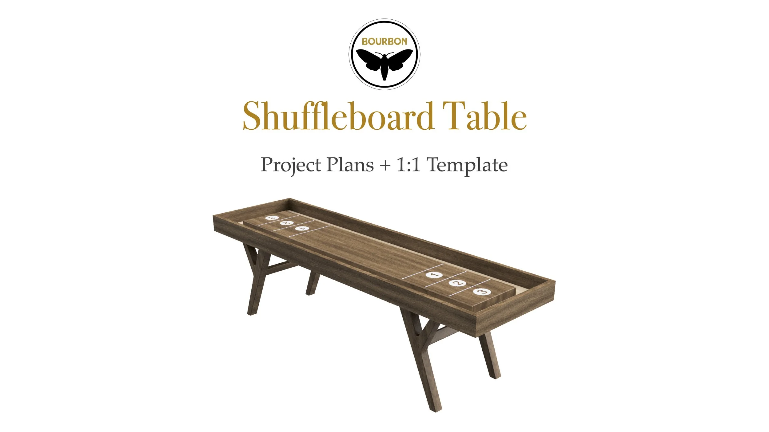 Shuffleboard Table Plans + Templates - Image 1