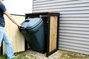 DIY Trash Can Cover - Image 1