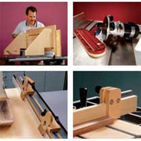Downloadable Woodworking Project Plan to Build Seven Tablesaw Jigs woodworking plan