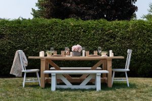 Modern Farmhouse Indoor/Outdoor Dining Table woodworking plan
