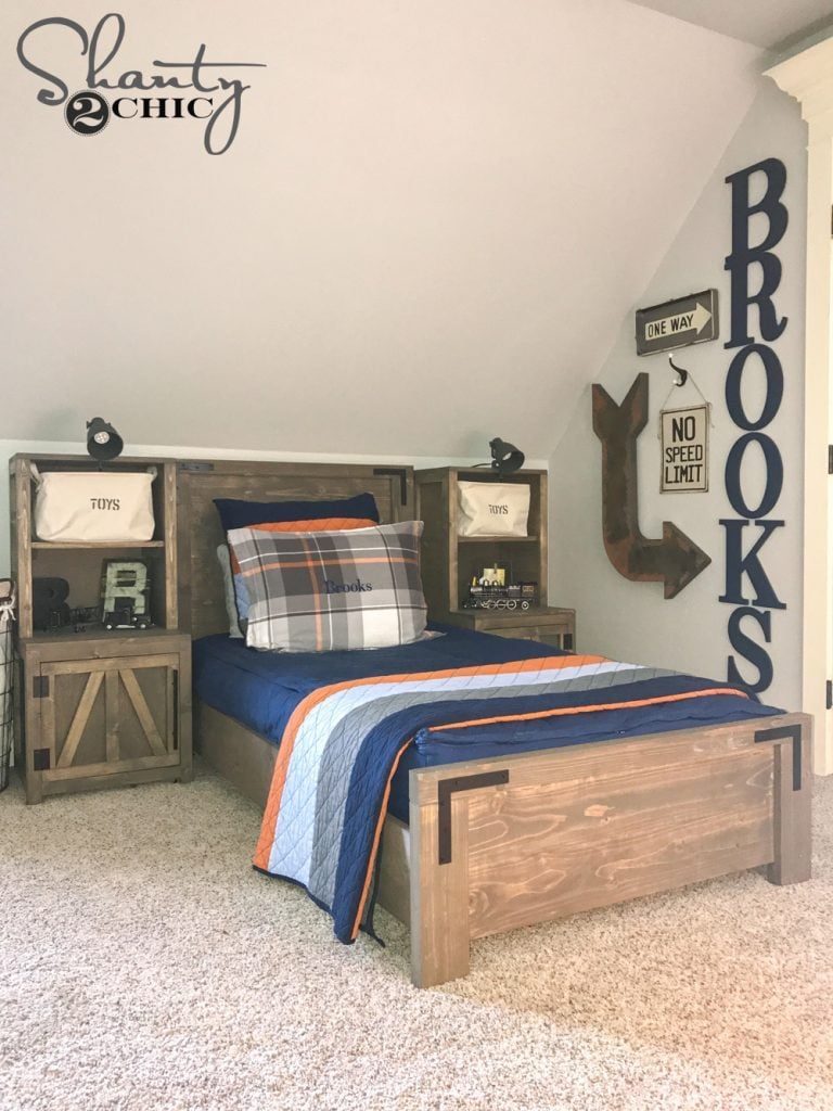 DIY Modern Farmhouse Platform Bed - Image 1