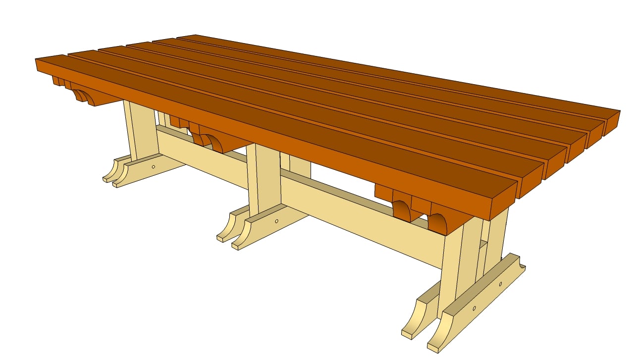 OUTDOOR BENCH PLANS - Image 1