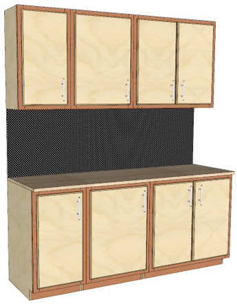 Simple Shop Cabinets – Build Plans woodworking plan