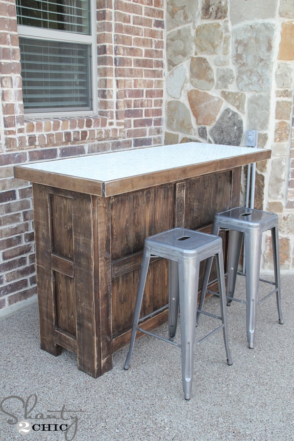 DIY Tiled Bar – Free Plans and a Giveaway! - Image 1