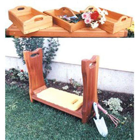 Woodworking Project Paper Plan to Build Kneeling Bench - Image 1