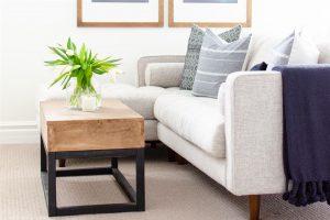 Faux Metal Base Coffee Table woodworking plan