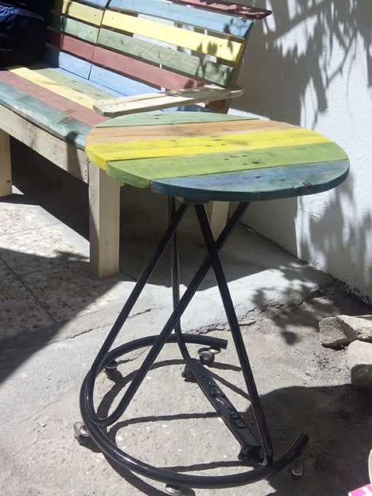 Rainbow Bench / Banco Arco Iris woodworking plan