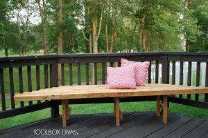 Outside Corner Bench - Image 1