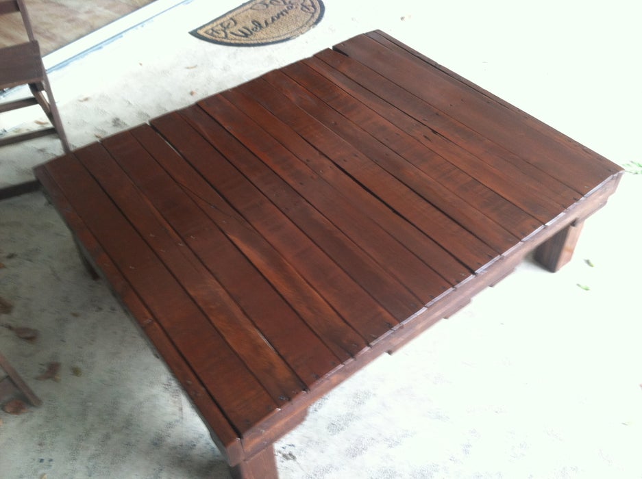 Dark Walnut Coffee Table - Image 1