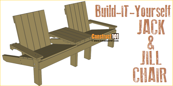 Jack and Jill Chair Plans – Free Step-By-Step Downloadable Plans - Image 1
