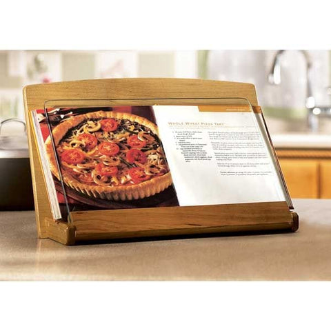 Woodworking Project Paper Plan to Build Cookbook Holder - Image 1