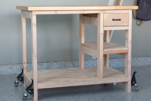 Mobile Workbench with Drawer - Image 1