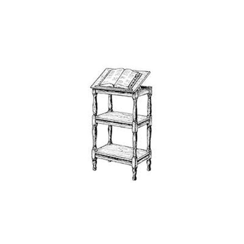 Woodworking Project Paper Plan to Build Lectern/Bookstand - Image 1