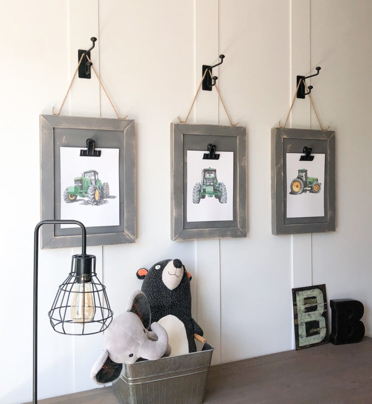 DIY Planked Wood Frames - Image 1