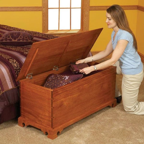 Woodworking Project Paper Plan to Build Blanket Chest - Image 1