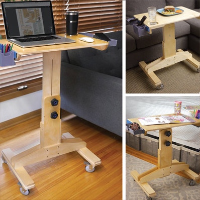 Adjustable Laptop Desk Plan - Image 1