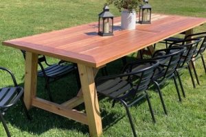 DIY Outdoor Dining Table Plan - Image 1