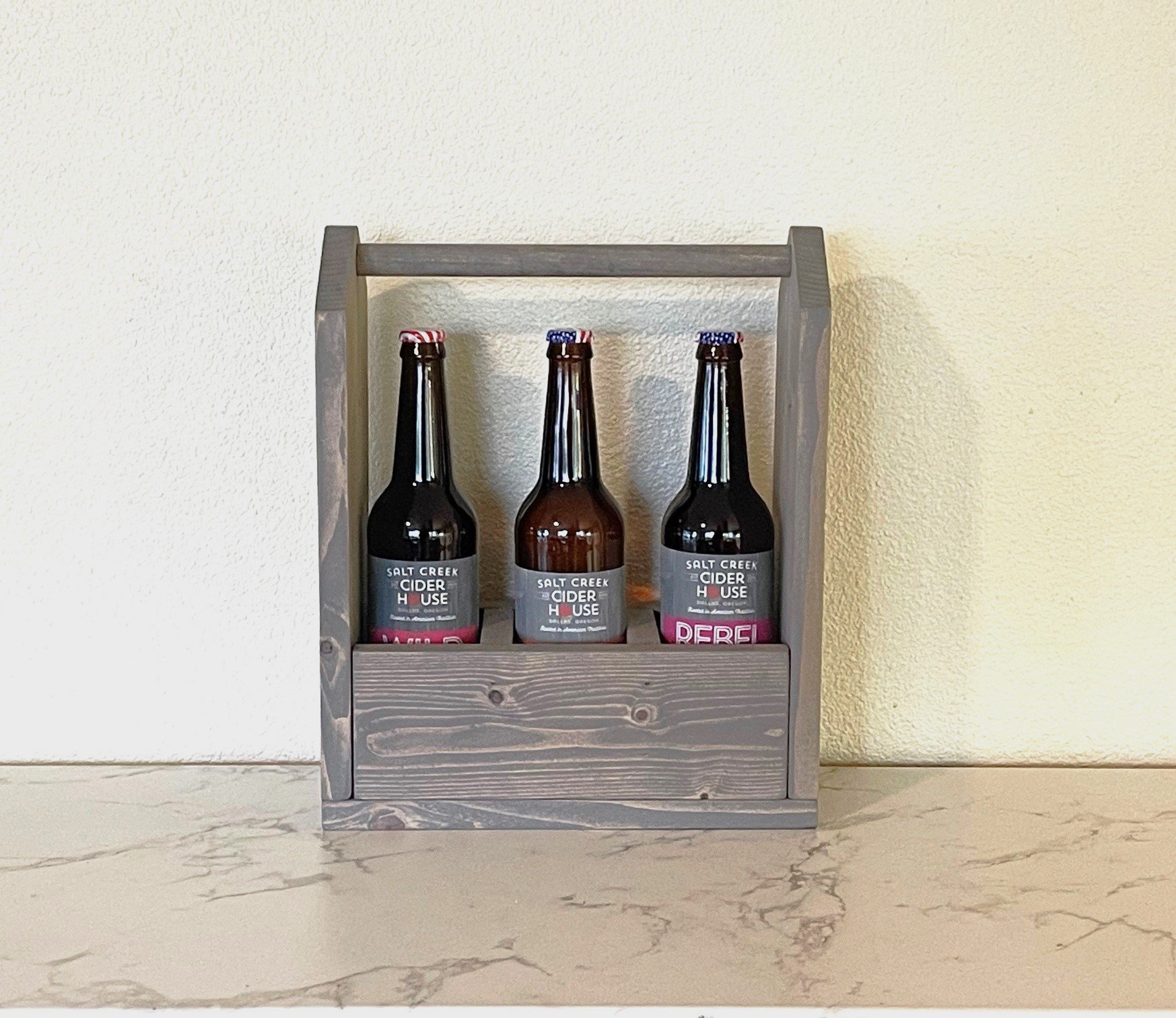 DIY Wood Bottle Caddy for Cider woodworking plan