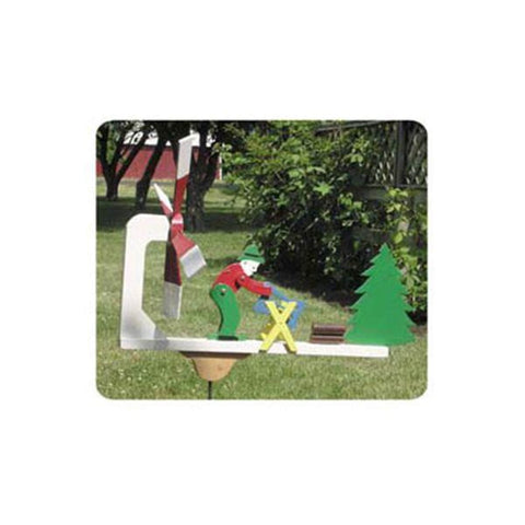 Woodworking Project Paper Plan to Build Lumberjack Whirligig - Image 1