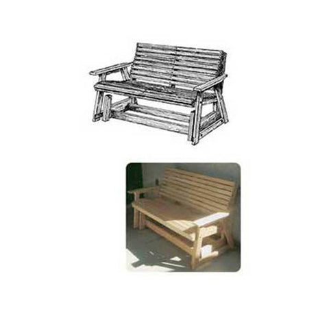 Woodworking Project Paper Plan to Build Glider Bench woodworking plan