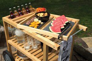 Outdoor Serving Cart woodworking plan