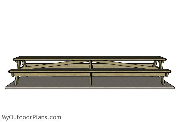 16 FOOT PICNIC TABLE PLANS - Image 1