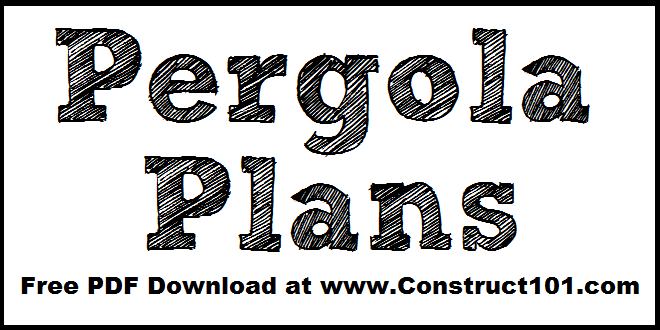 Simple DIY Pergola Plans | Free PDF Download - Image 1