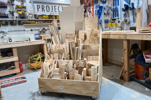 Scrapwood Organizer Cart - Image 1