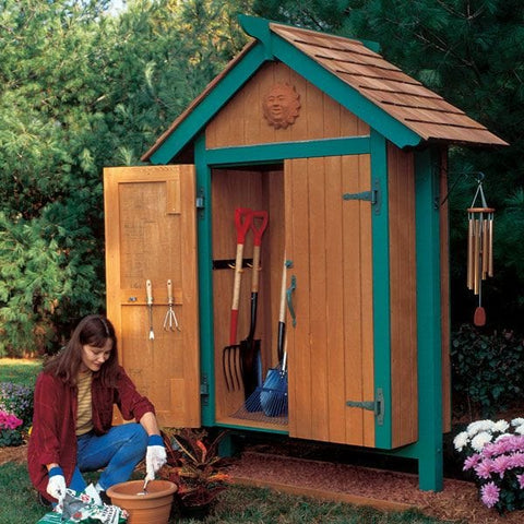 Woodworking Project Paper Plan to Build Mini Garden Shed woodworking plan