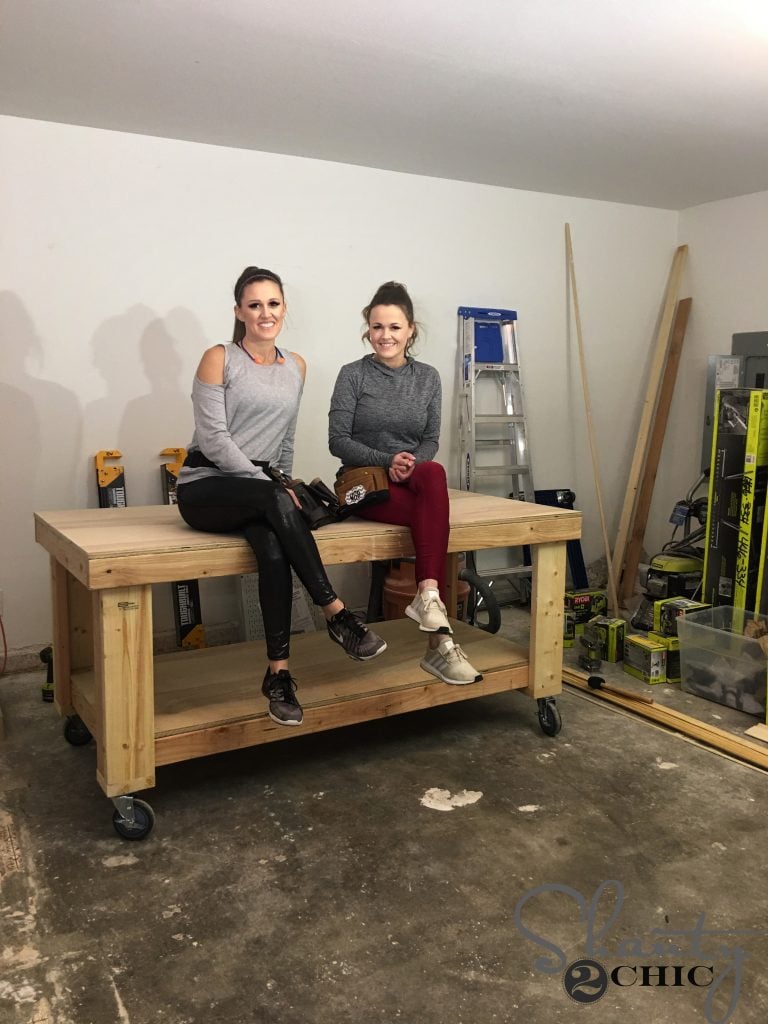 DIY Workbench woodworking plan