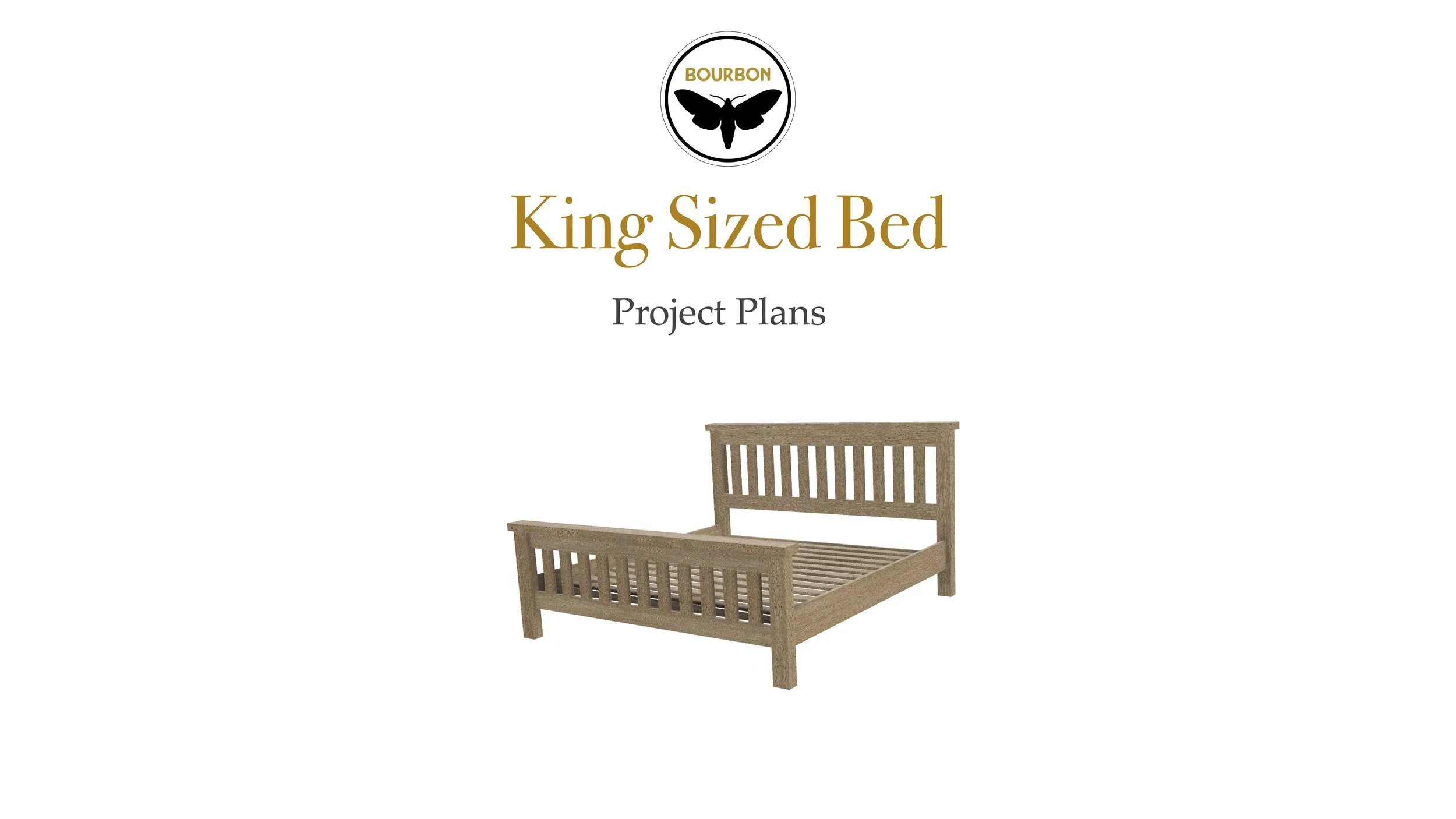 King Size Bed Plans woodworking plan