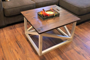 Rustic Farmhouse Coffee Table woodworking plan