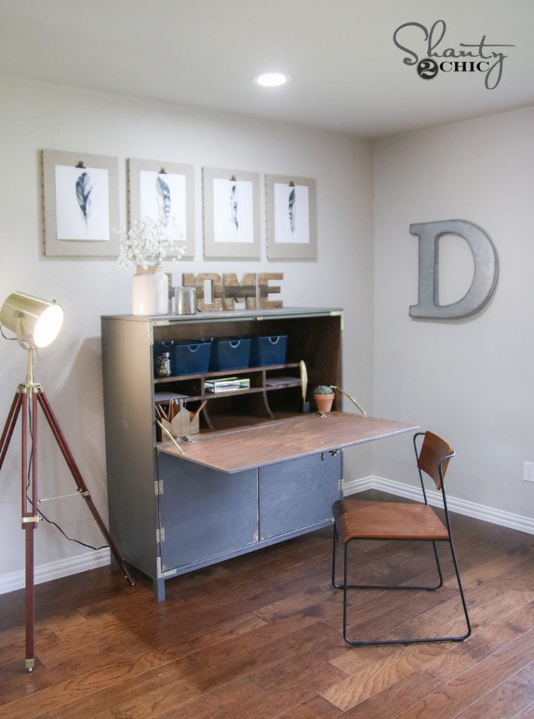 DIY Flip Top Secretary Desk as seen on HGTV Open Concept - Image 1