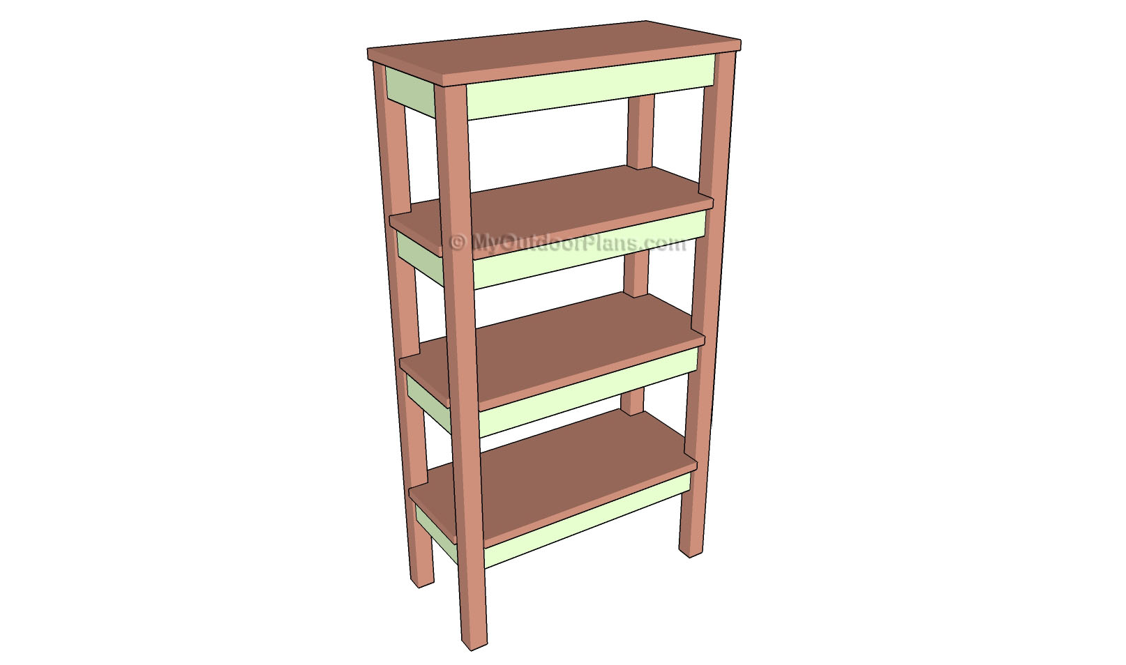 BATHROOM SHELVES PLANS woodworking plan