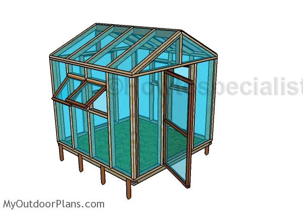 8×8 GREENHOUSE PLANS - Image 1